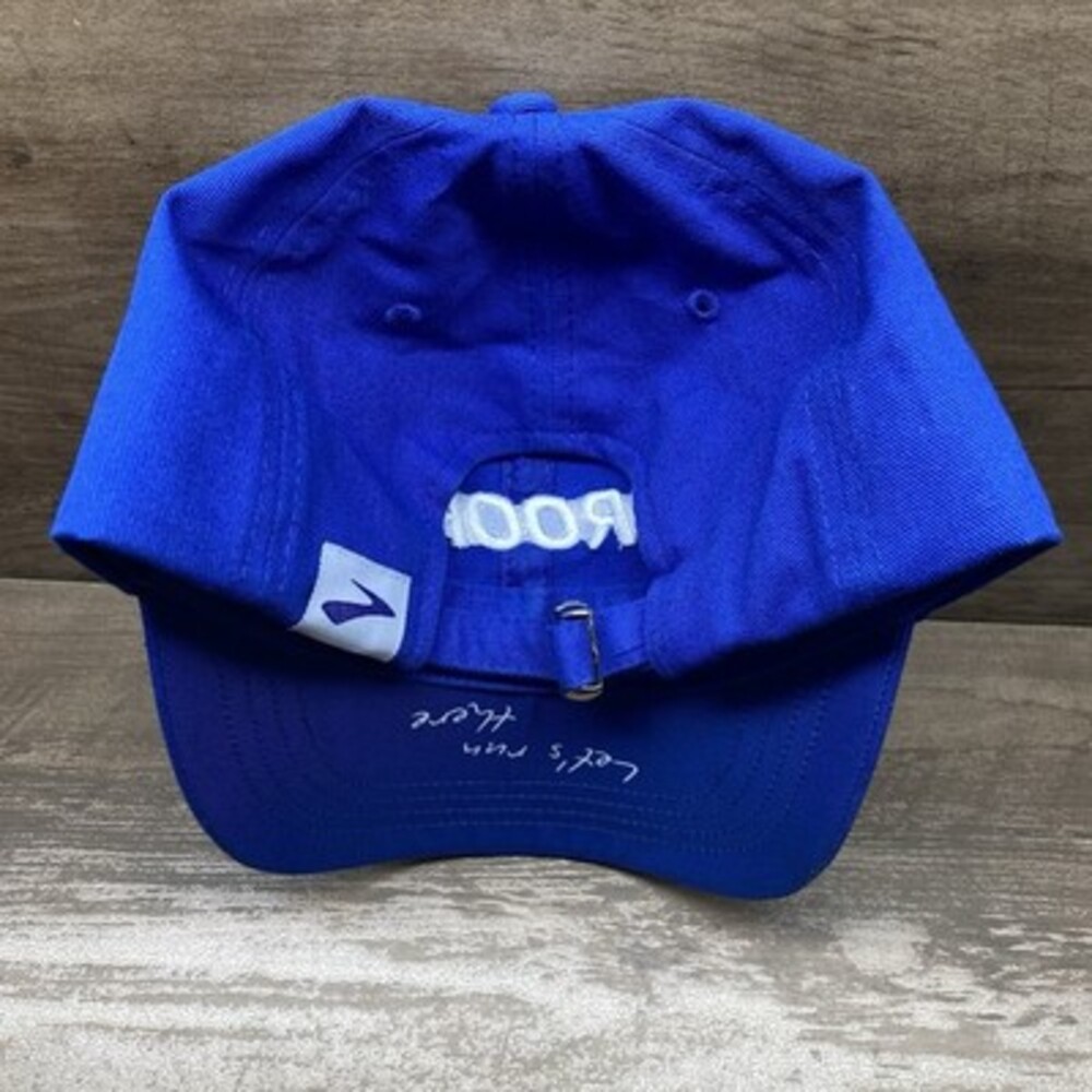 Brooks Running Hat‎ Blue Strap Athleisure Outdoor Hiking - Picture 4 of 8